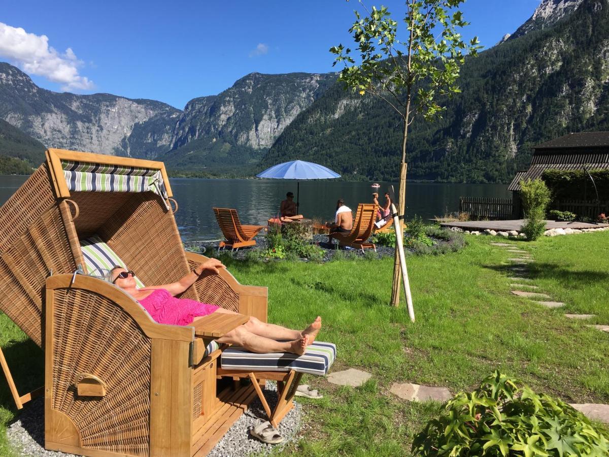 Glueck Am See - Apartment Mit Seezugang 哈尔施塔特 外观 照片