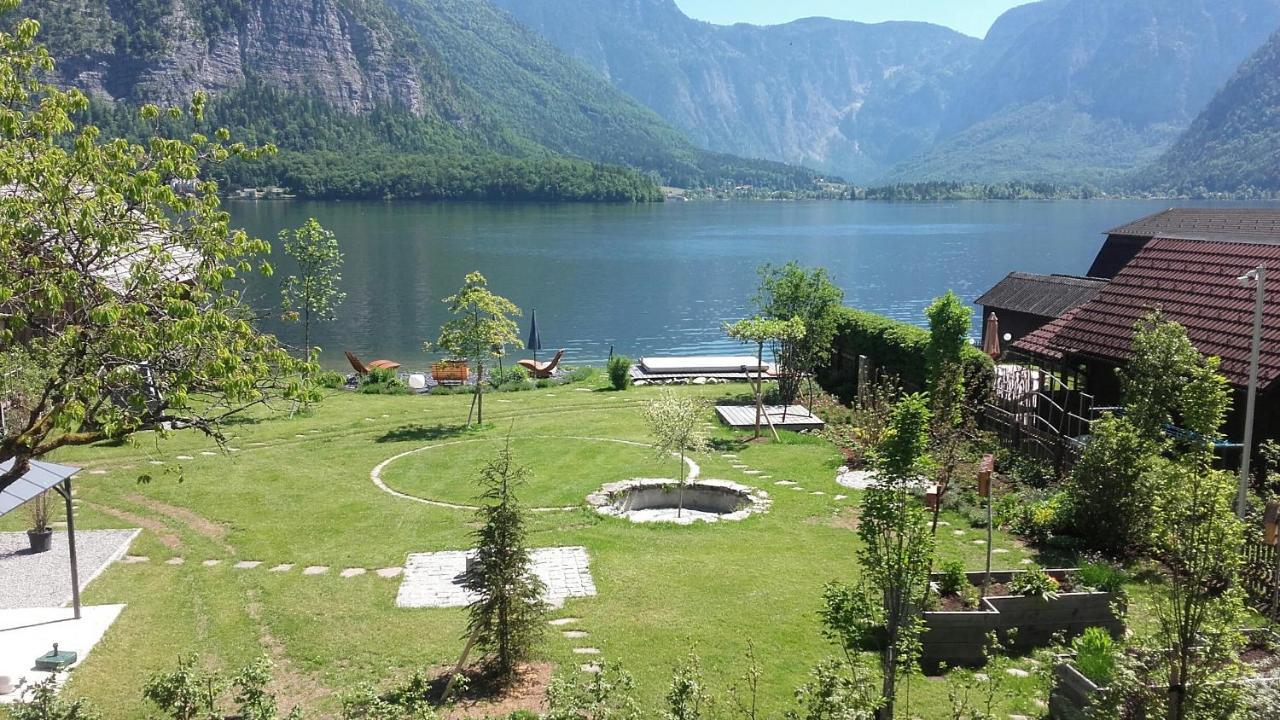 Glueck Am See - Apartment Mit Seezugang 哈尔施塔特 外观 照片